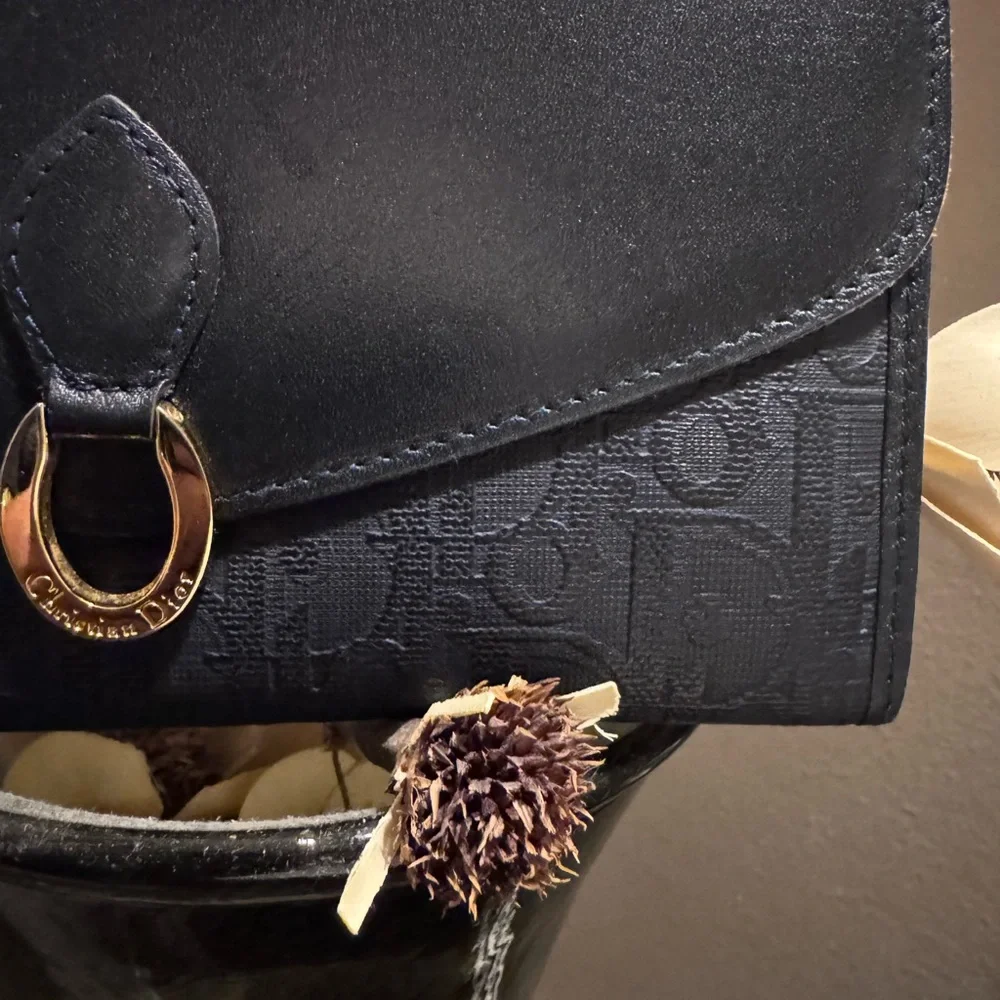 Vintage Christian Dior Trotter Kiss-lock Wallet